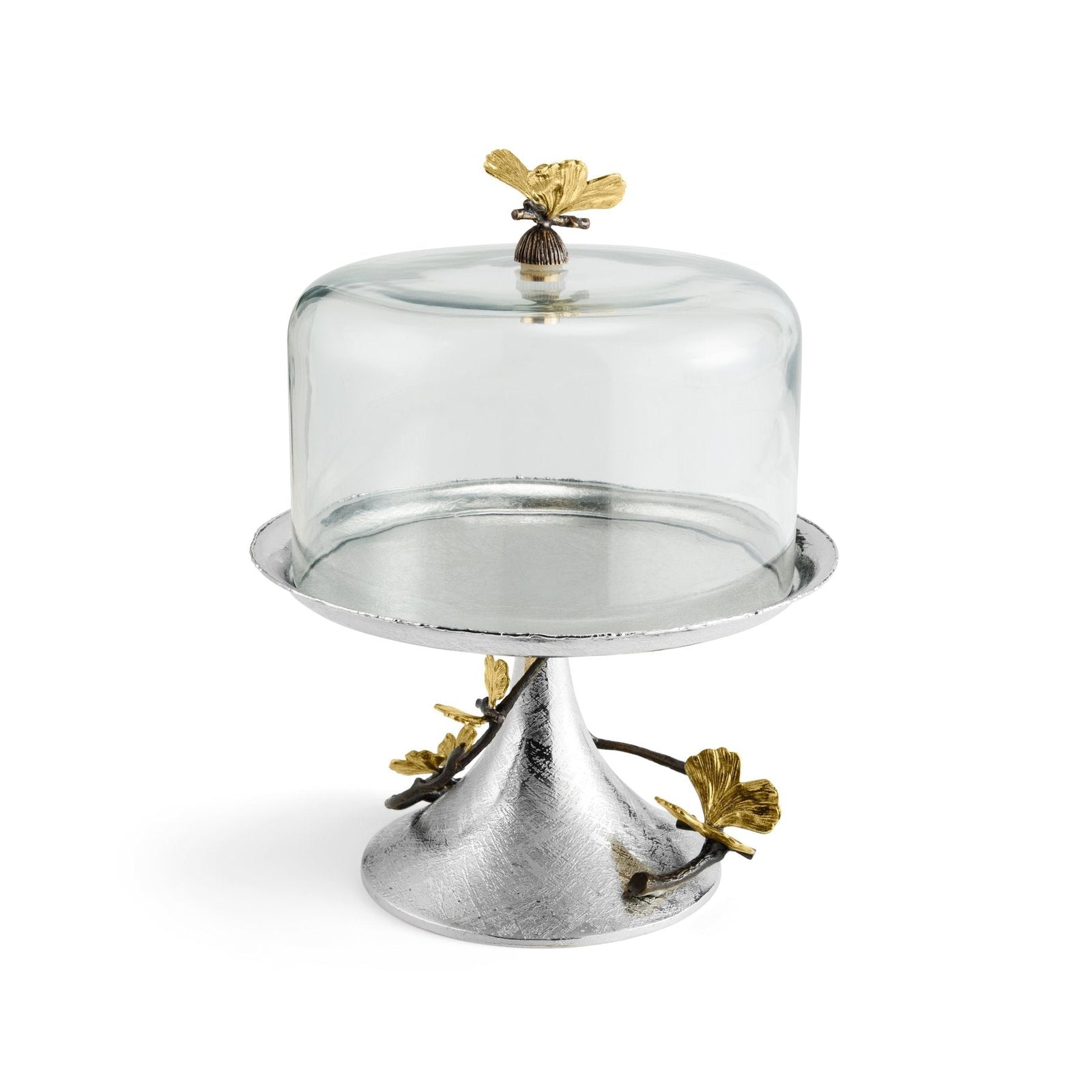 Michael Aram Butterfly Ginkgo Pastry Dish with Dome