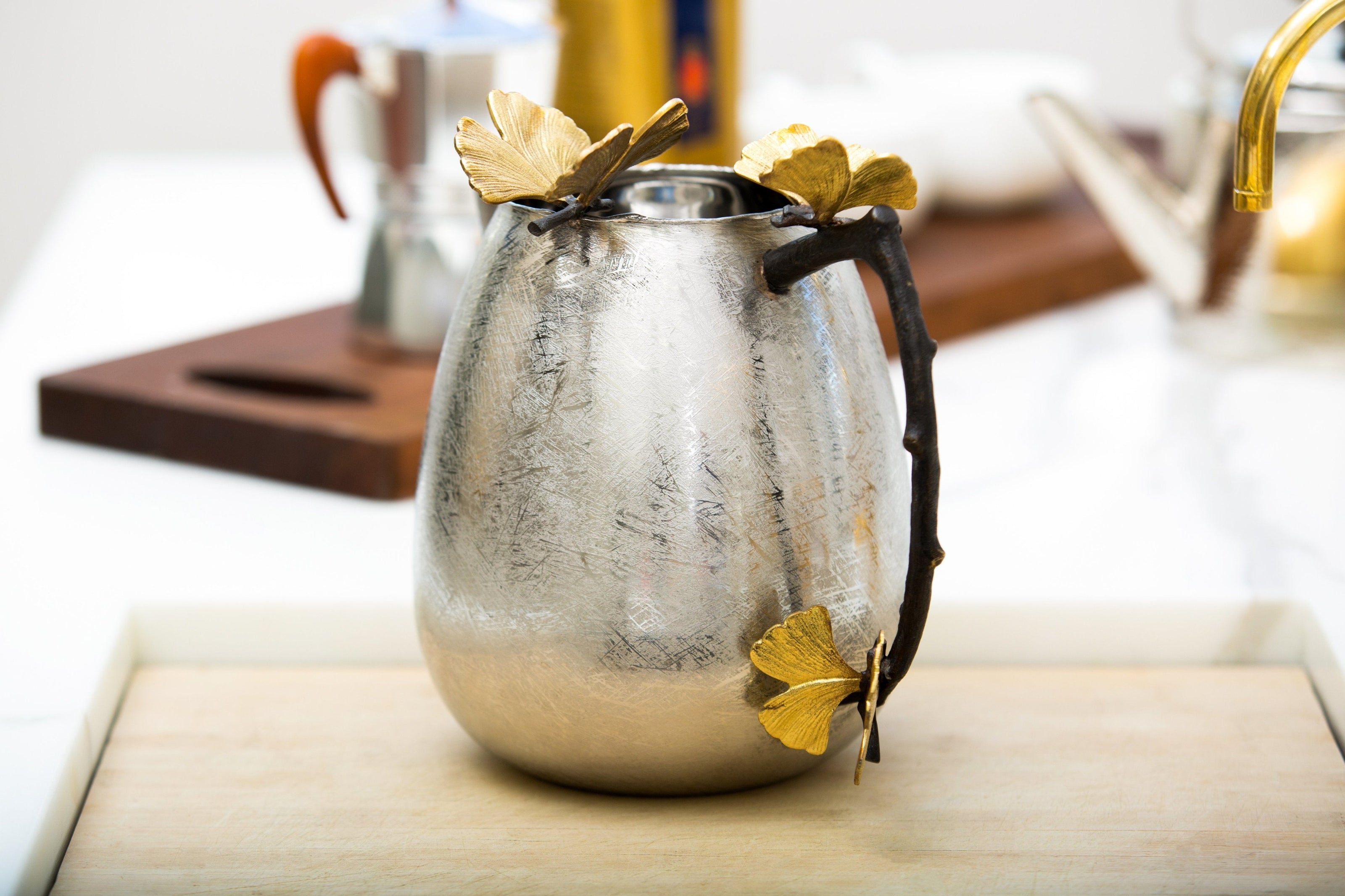 Michael Aram Butterfly Ginkgo Pitcher