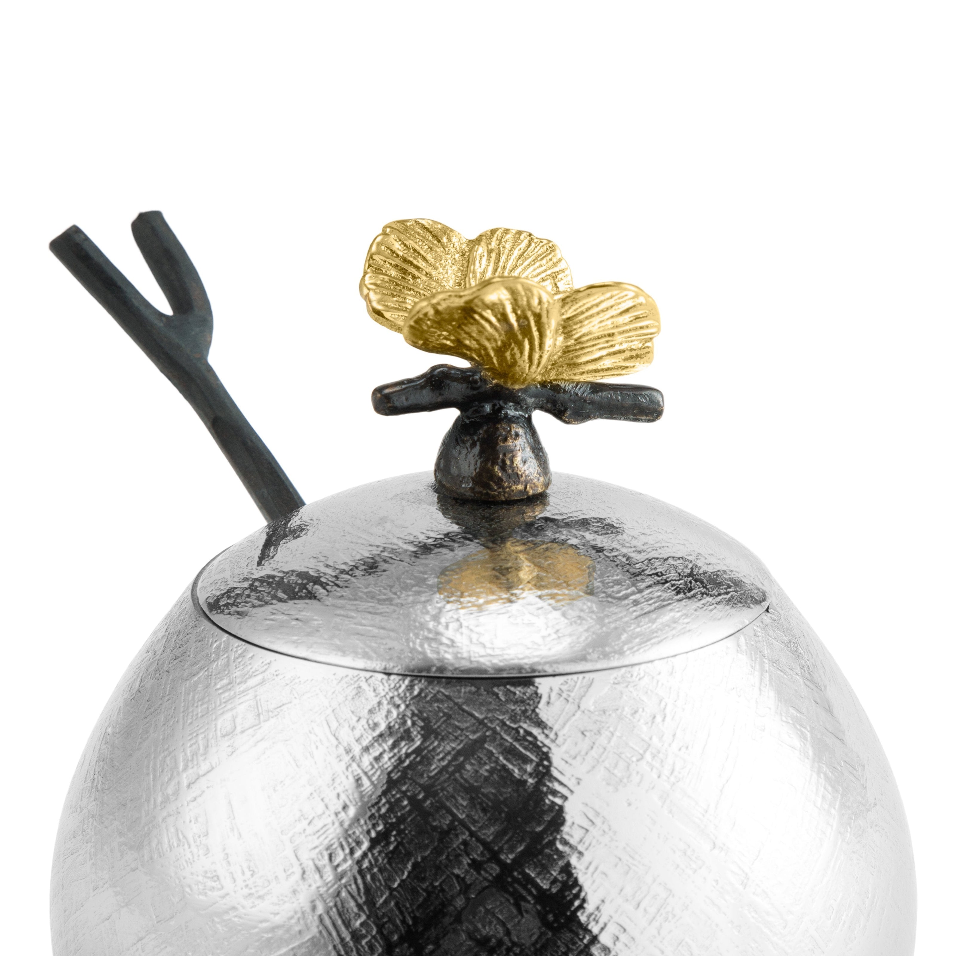 Michael Aram Butterfly Ginkgo Pot with Spoon