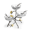 Michael Aram Butterfly Ginkgo Triple Bowl Set with Spoons