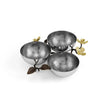 Michael Aram Dogwood Triple Bowl