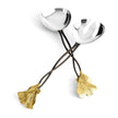 Michael Aram Golden Ginkgo Serving Set