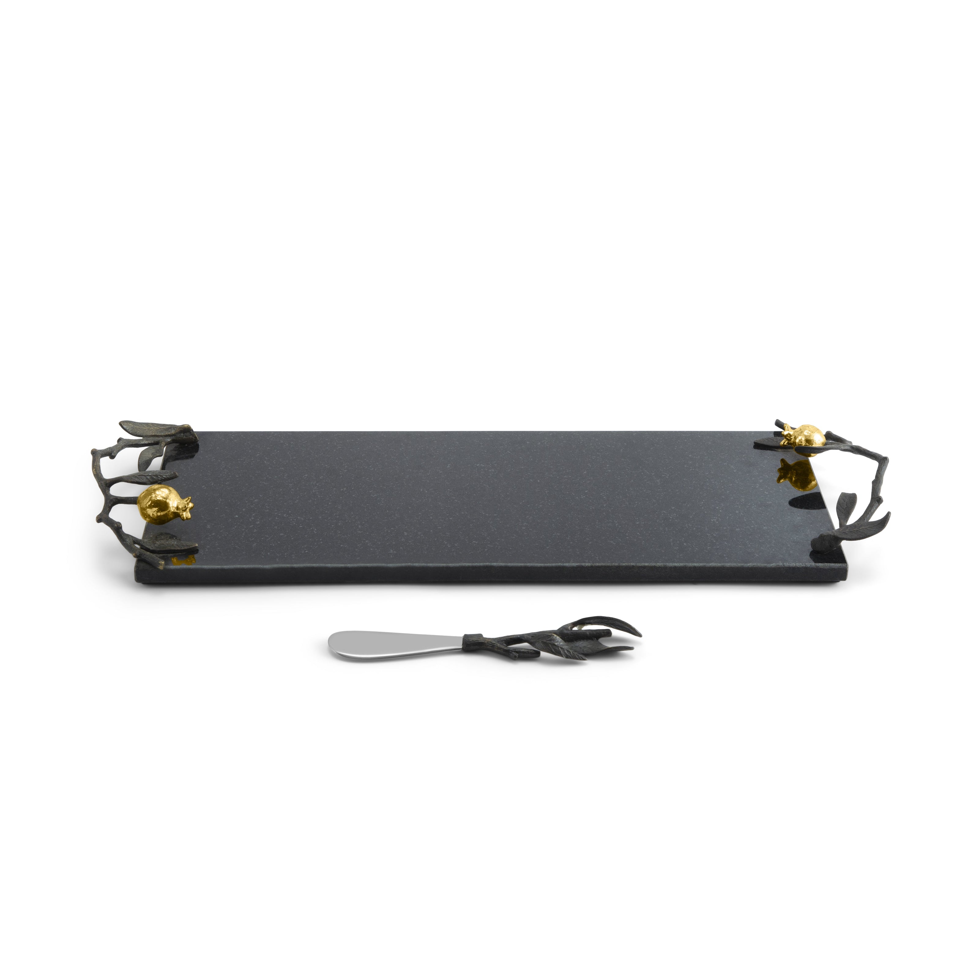 Michael Aram Pomegranate Small Cheese Board With Knife