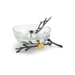Michael Aram Pomegranate Glass Bowl With Spoon