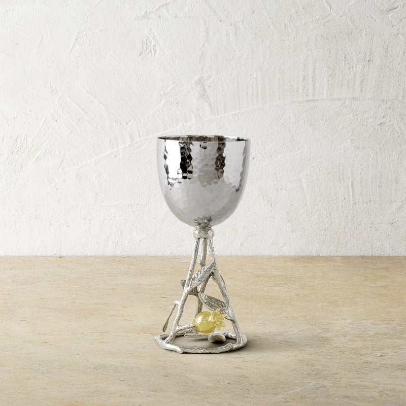 Michael Aram Pomegranate Silver & Gold Menorah