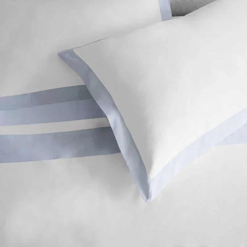 Michael Aram Queen Sheet Set - Sky and White