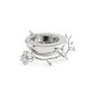 Michael Aram Silver Orchid Caviar Dish With Spoon