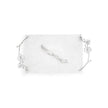 Michael Aram Silver Orchid Cheeseboard with Knife