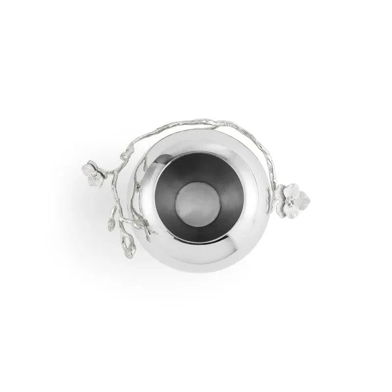 Michael Aram Silver Orchid Rose Bowl