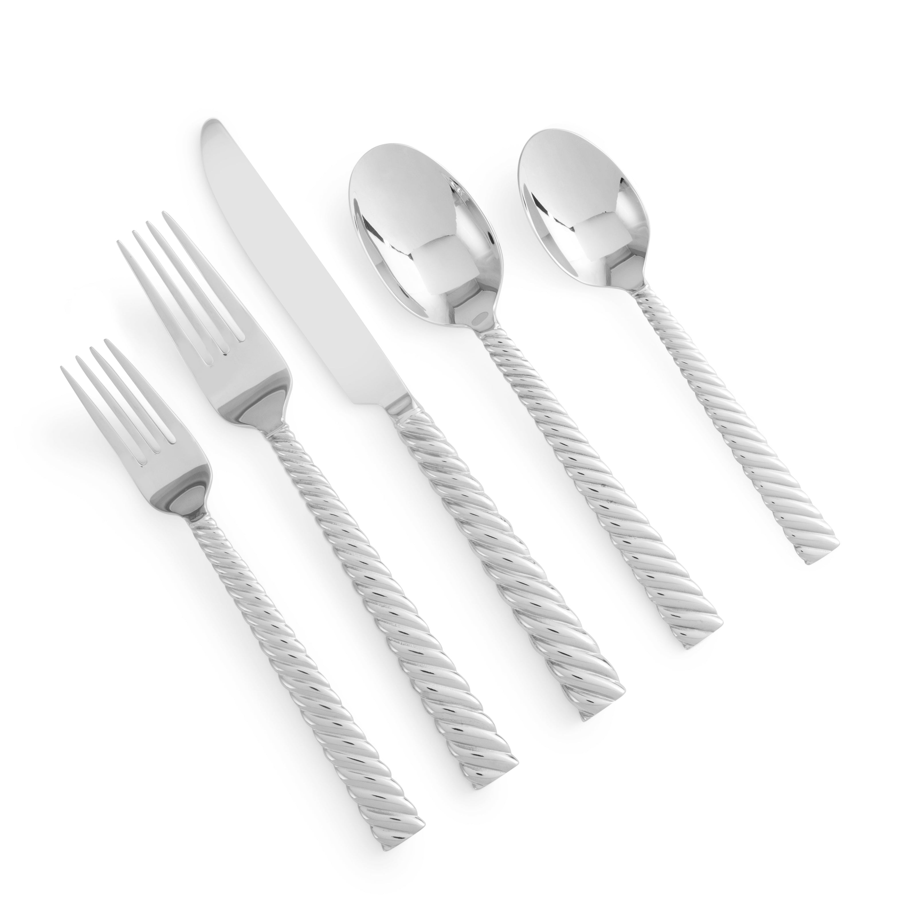 Michael Aram Twist 5 Piece Flatware Set