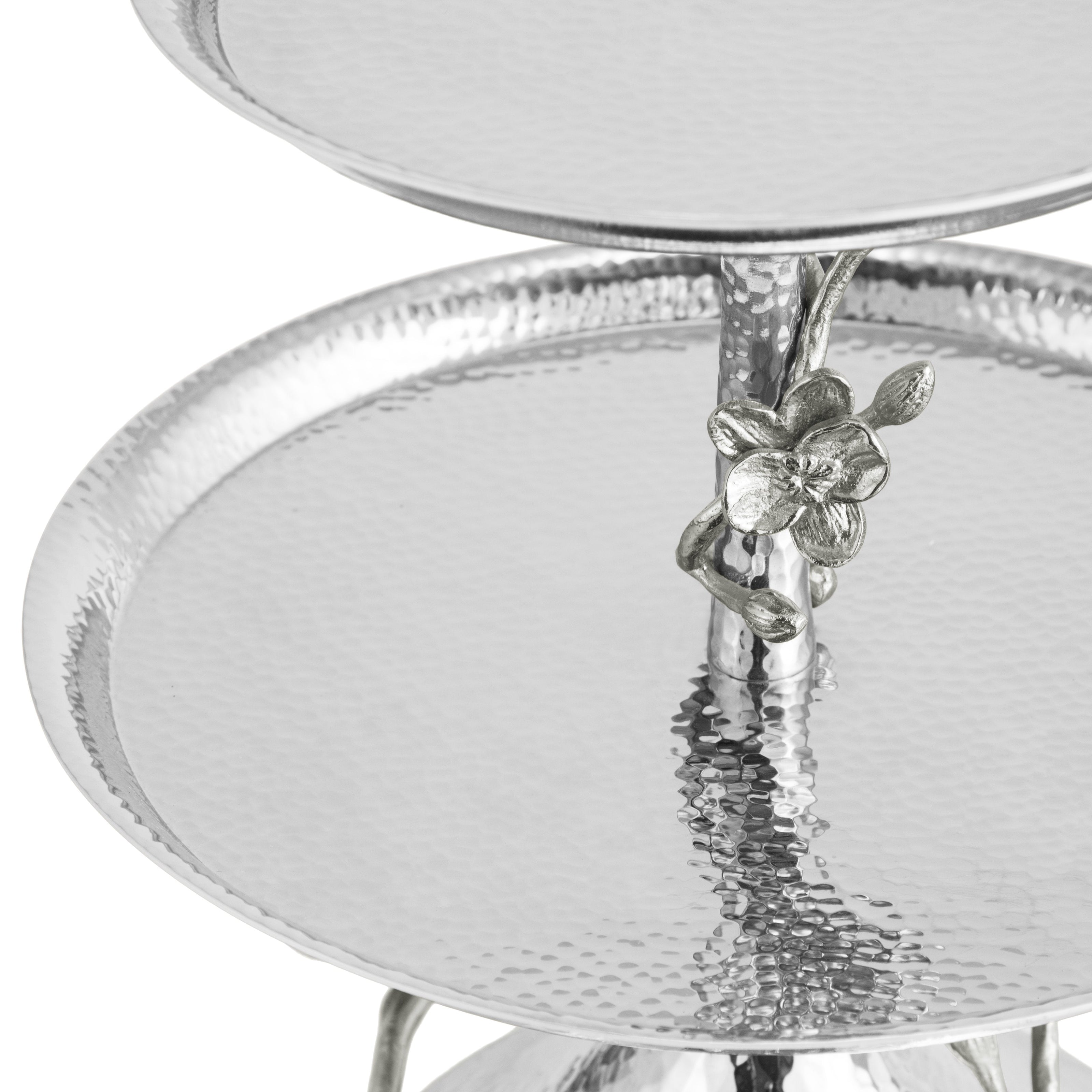 Michael Aram White Orchid 2-Tier Etagere