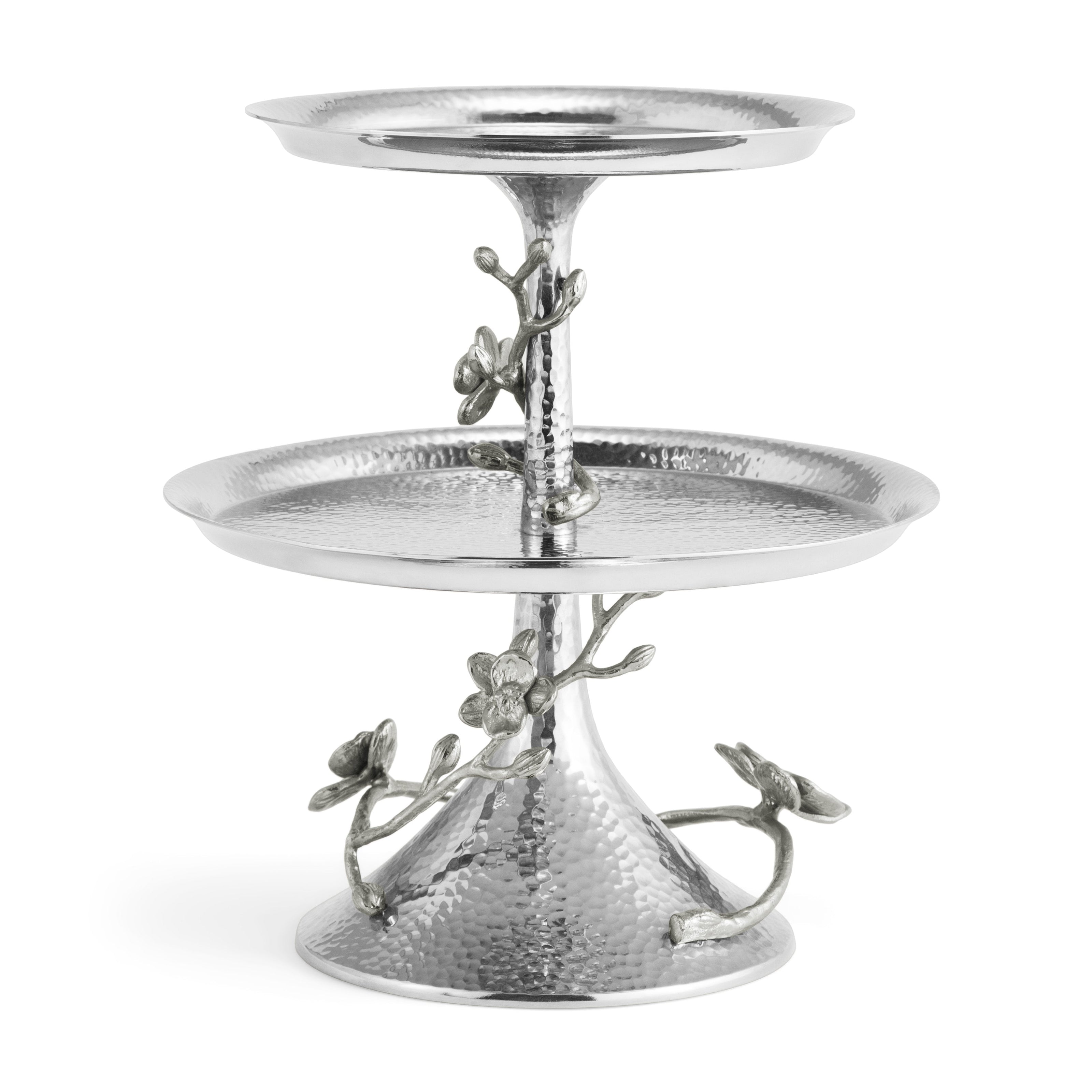 Michael Aram White Orchid 2-Tier Etagere