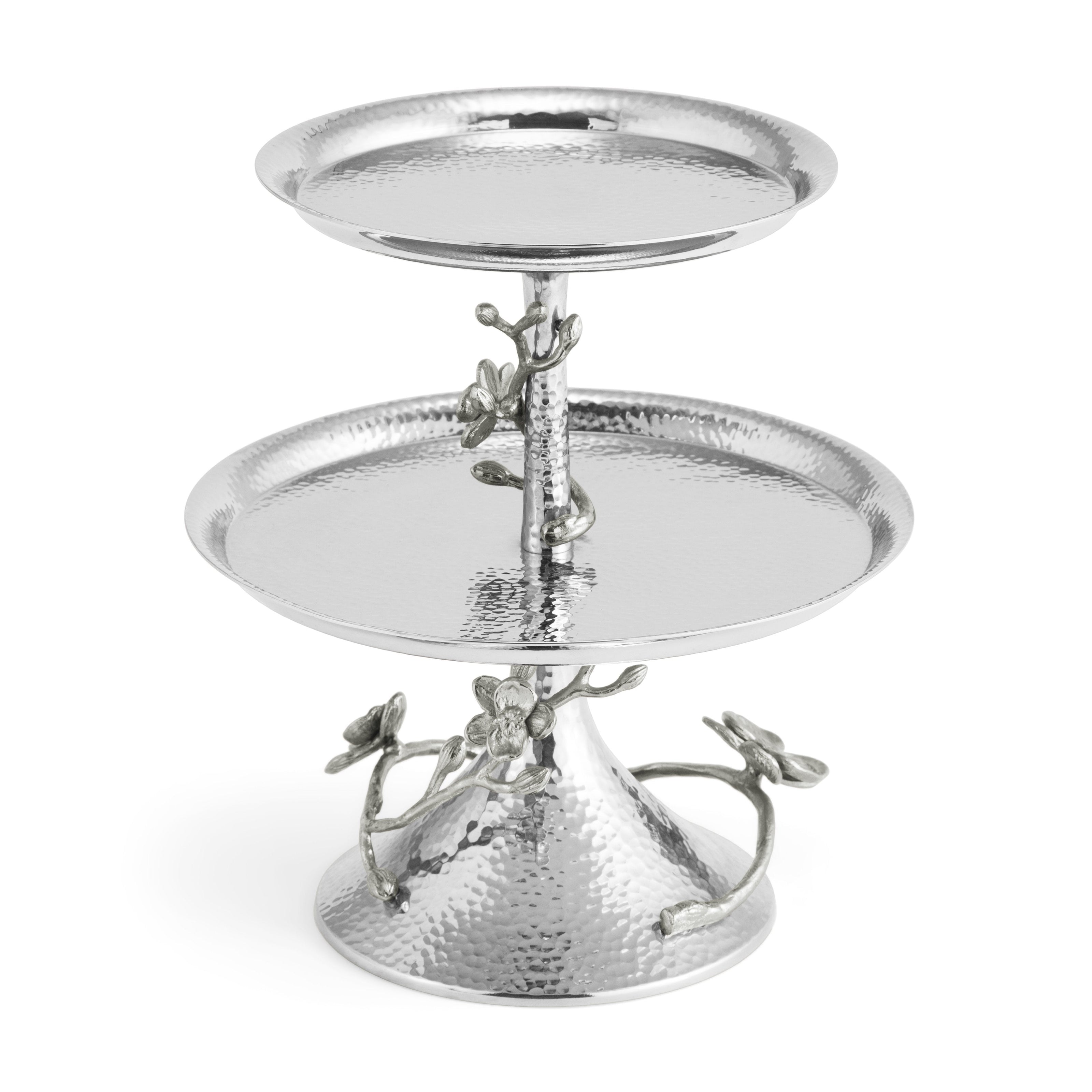 Michael Aram White Orchid 2-Tier Etagere