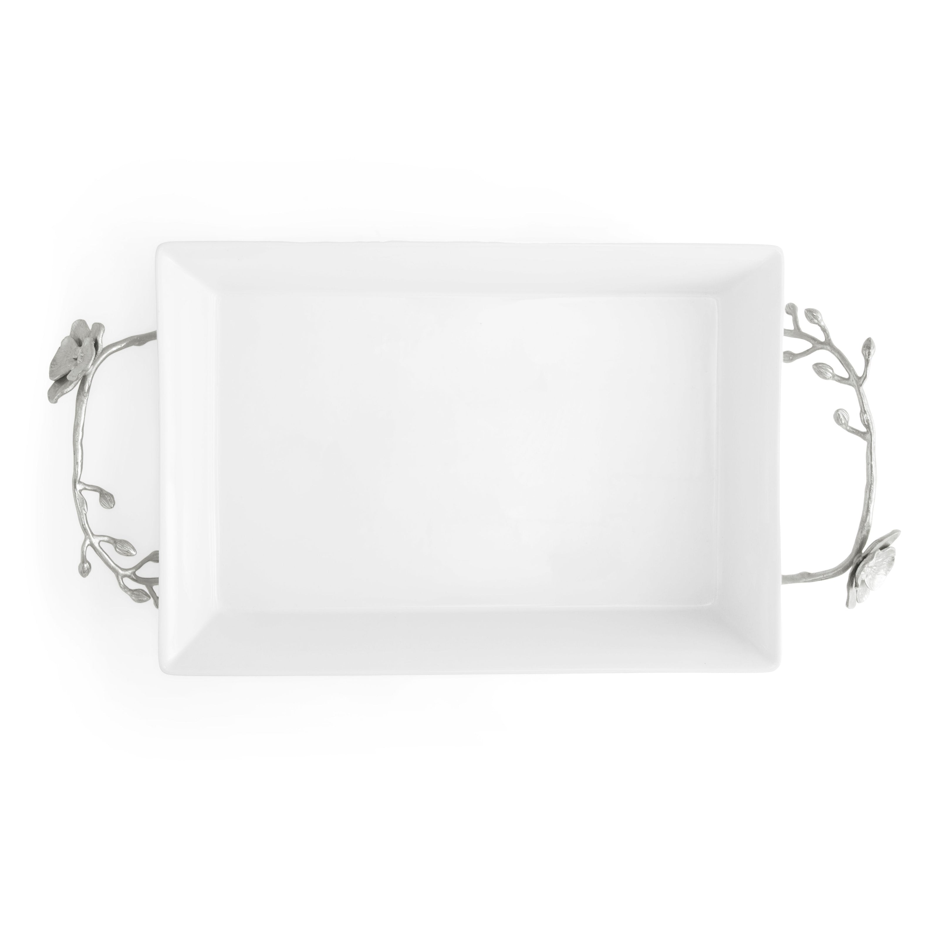 Michael Aram White Orchid Casserole
