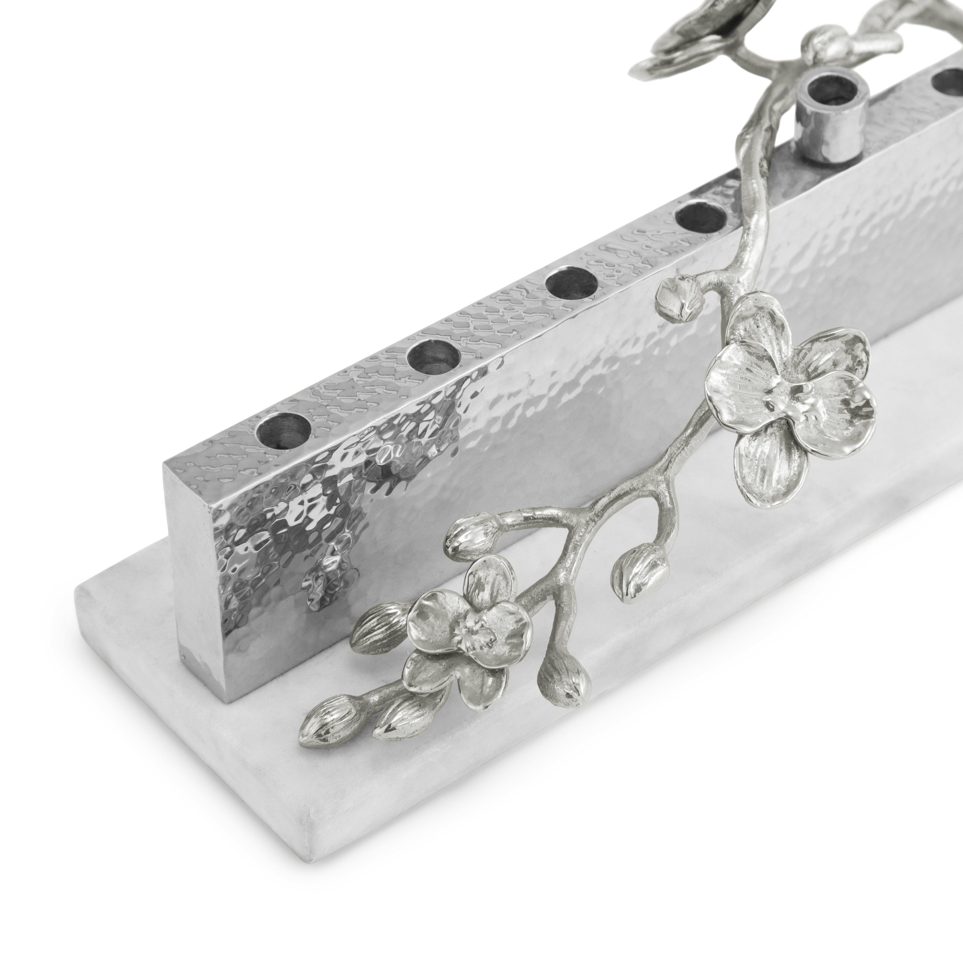 Michael Aram White Orchid Menorah