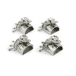 Michael Aram Orchid Napkin Ring Set Set of 4