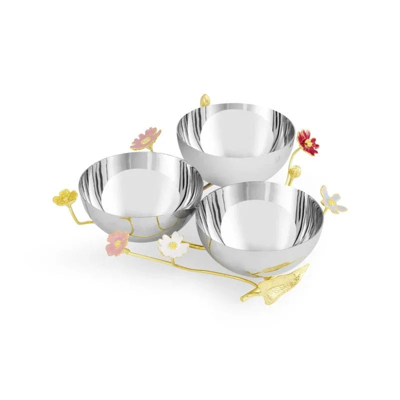 Michael Aram Wildflower Triple Dish