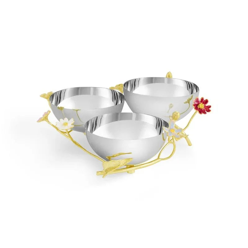 Michael Aram Wildflower Triple Dish