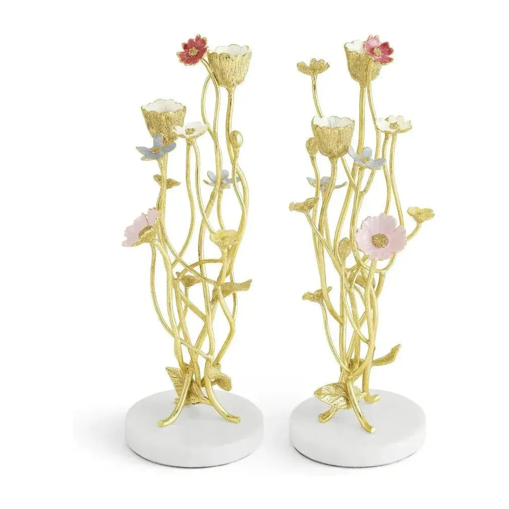 Michael Aram Wildflowers Candleholders (Set of 2)