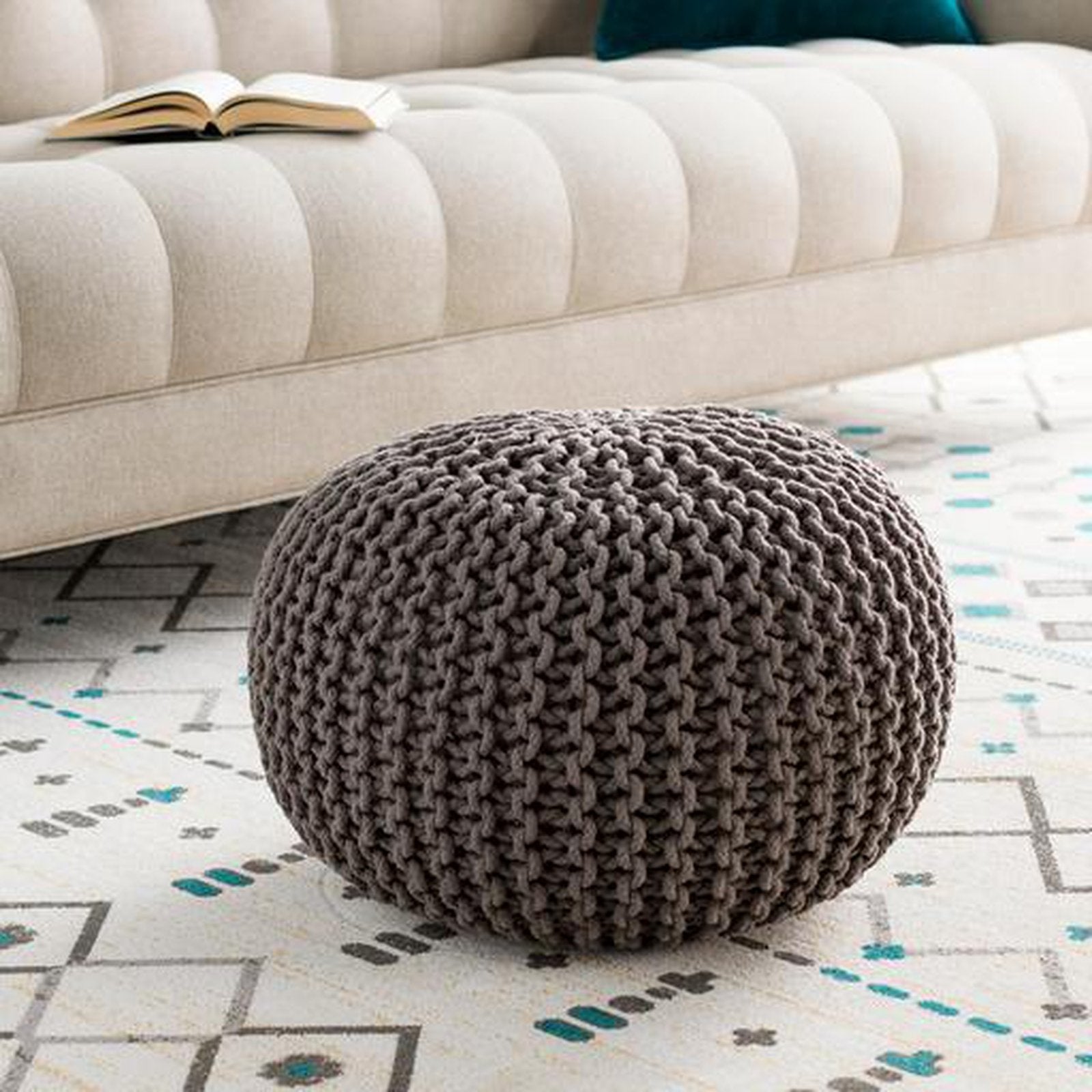 Livabliss by Surya Malmo Pouf