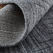 Feizy Redford 8670F Transitional Solid in Gray/Black