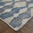 Feizy Mynka 39IFF Transitional Diamond in Ivory/Gray/Blue
