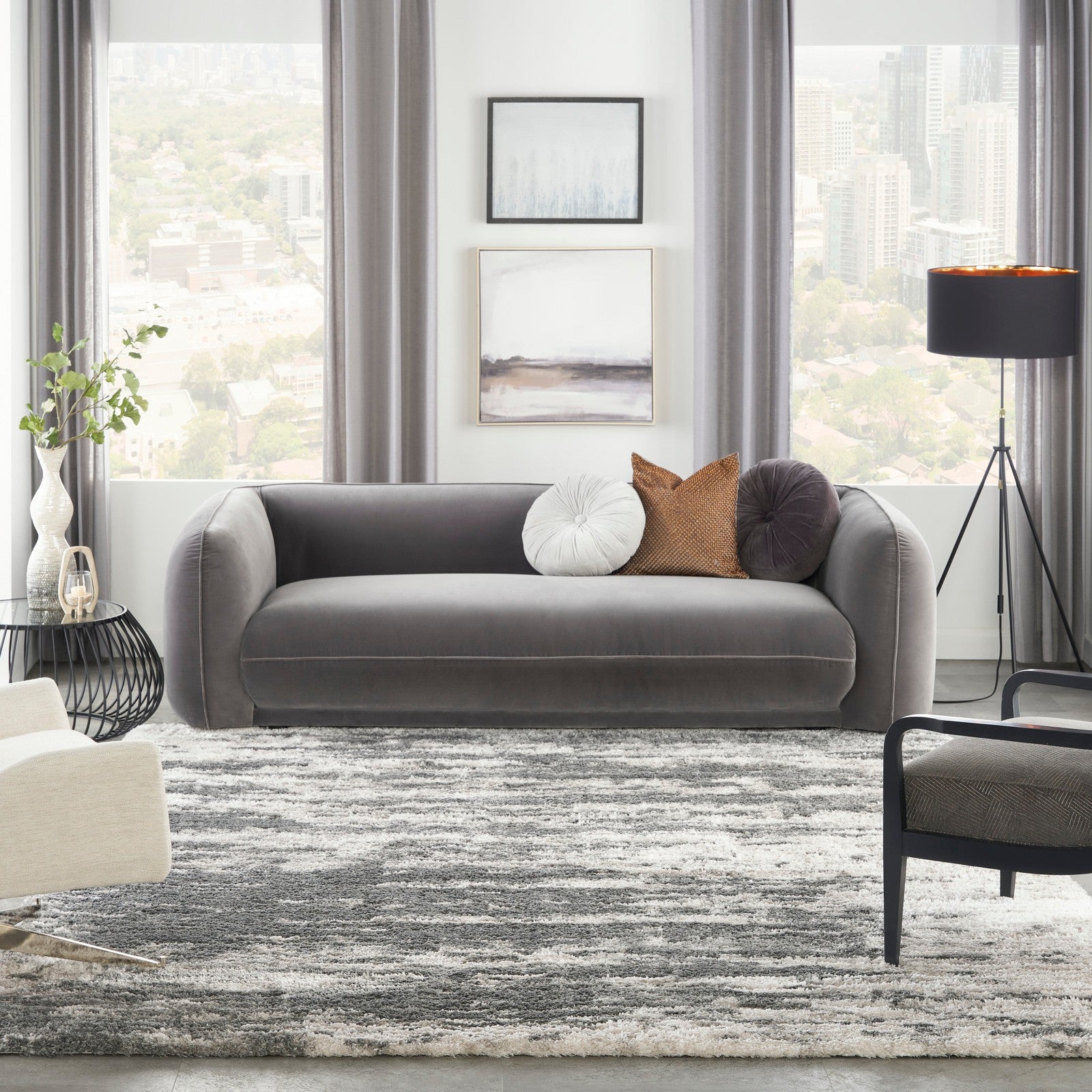 Nourison Dreamy Shag DRS02 Shag Indoor Rug