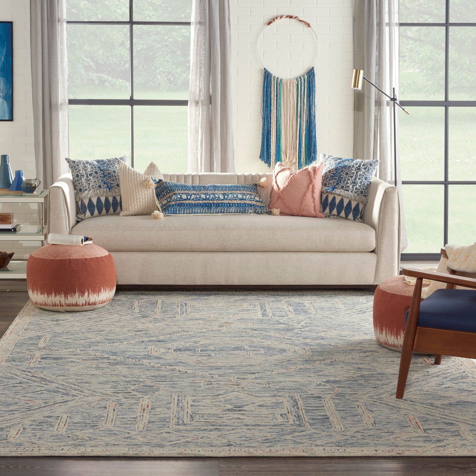 Nourison Interlock ITL02 Bohemian Indoor Rug