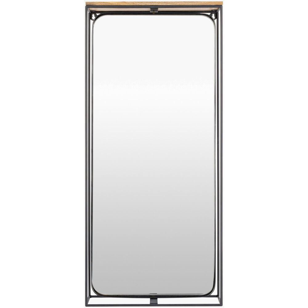Surya Obsidian Accent Mirror Clearance