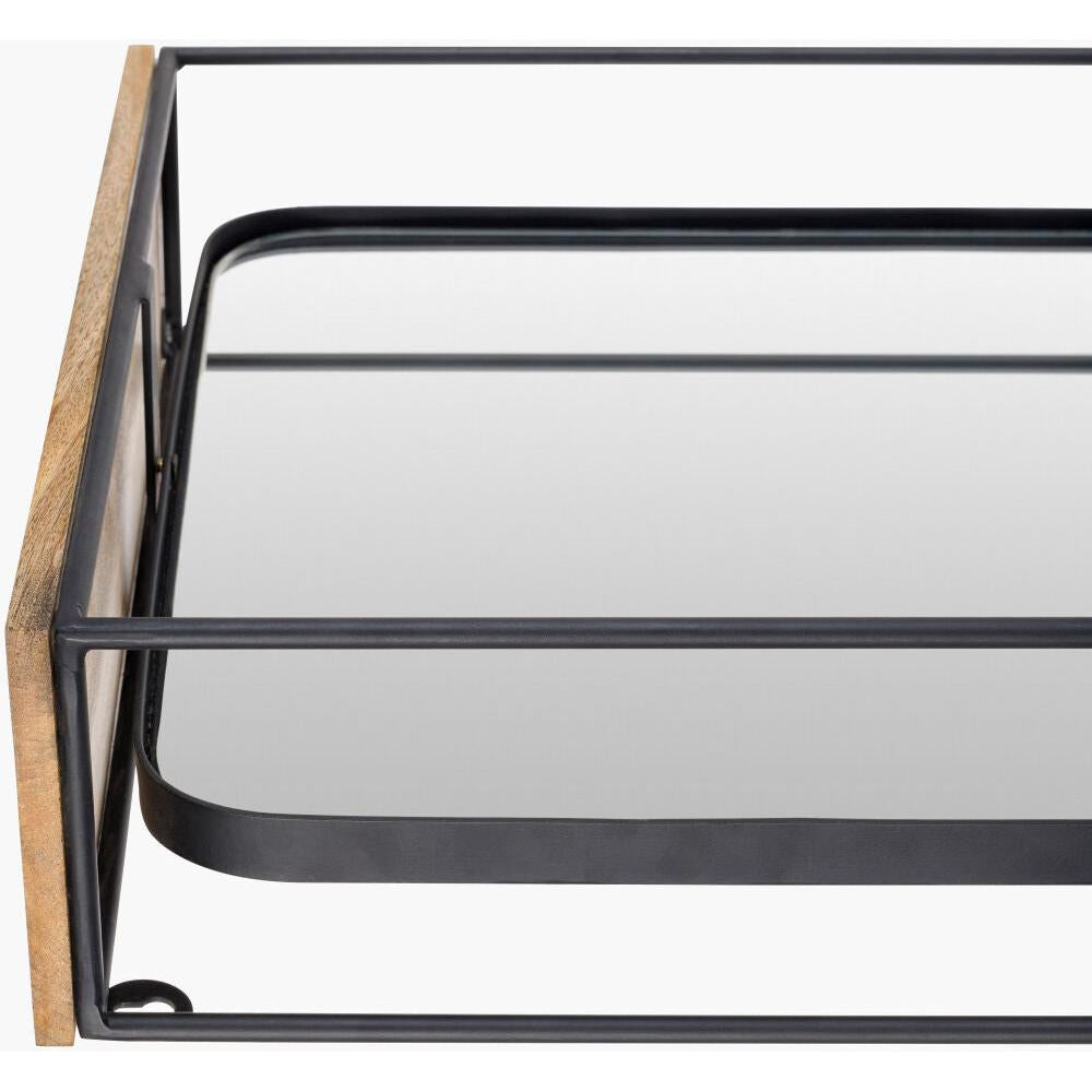 Surya Obsidian Accent Mirror Clearance