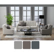 Feizy Richmond 39R6F Modern Abstract Rug in Gray/White/Blue