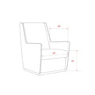 Surya Olivier Accent Chair Clearance
