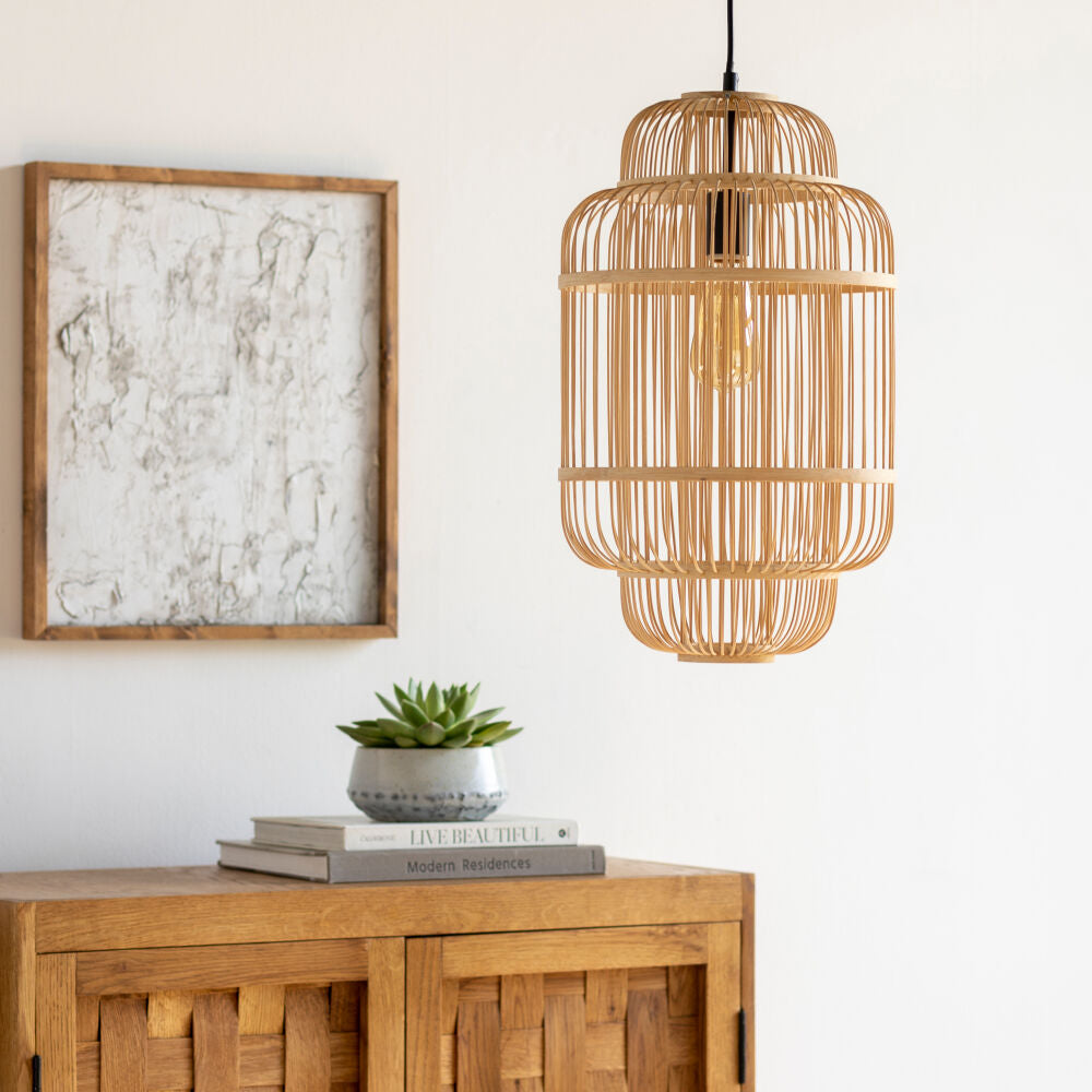 Surya Ornado Bamboo Pendant Clearance