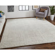 Feizy Alford 6922F Modern Solid in Ivory/Tan