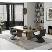 Feizy Vancouver 39NRF Modern Geometric Rug in Tan/Brown/Ivory