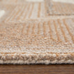 Feizy Pollock 8954F Modern Geometric in Ivory/Brown/Tan
