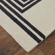Feizy Maguire 8900F Transitional Abstract Rug in Gray/Ivory/Black
