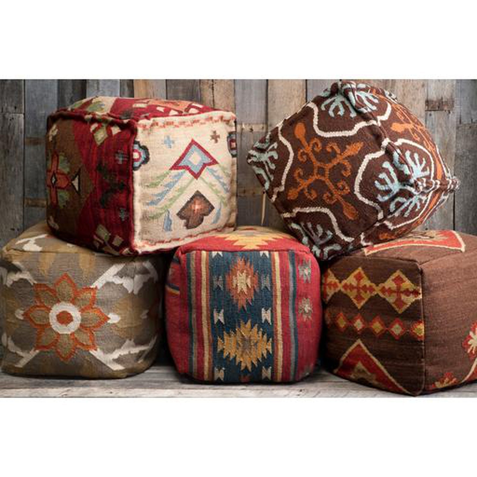 Livabliss by Surya Frontier Pouf