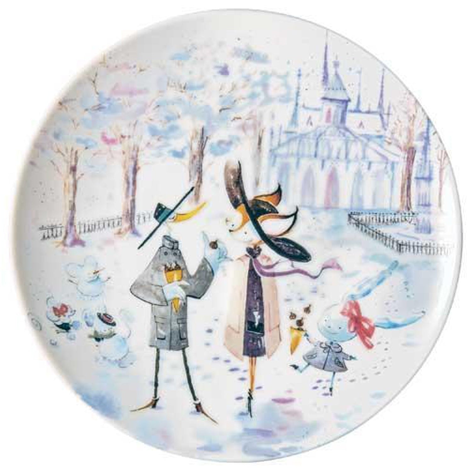 Raynaud Les Petits Parisiens Notre Dame Coupe Plate Flat