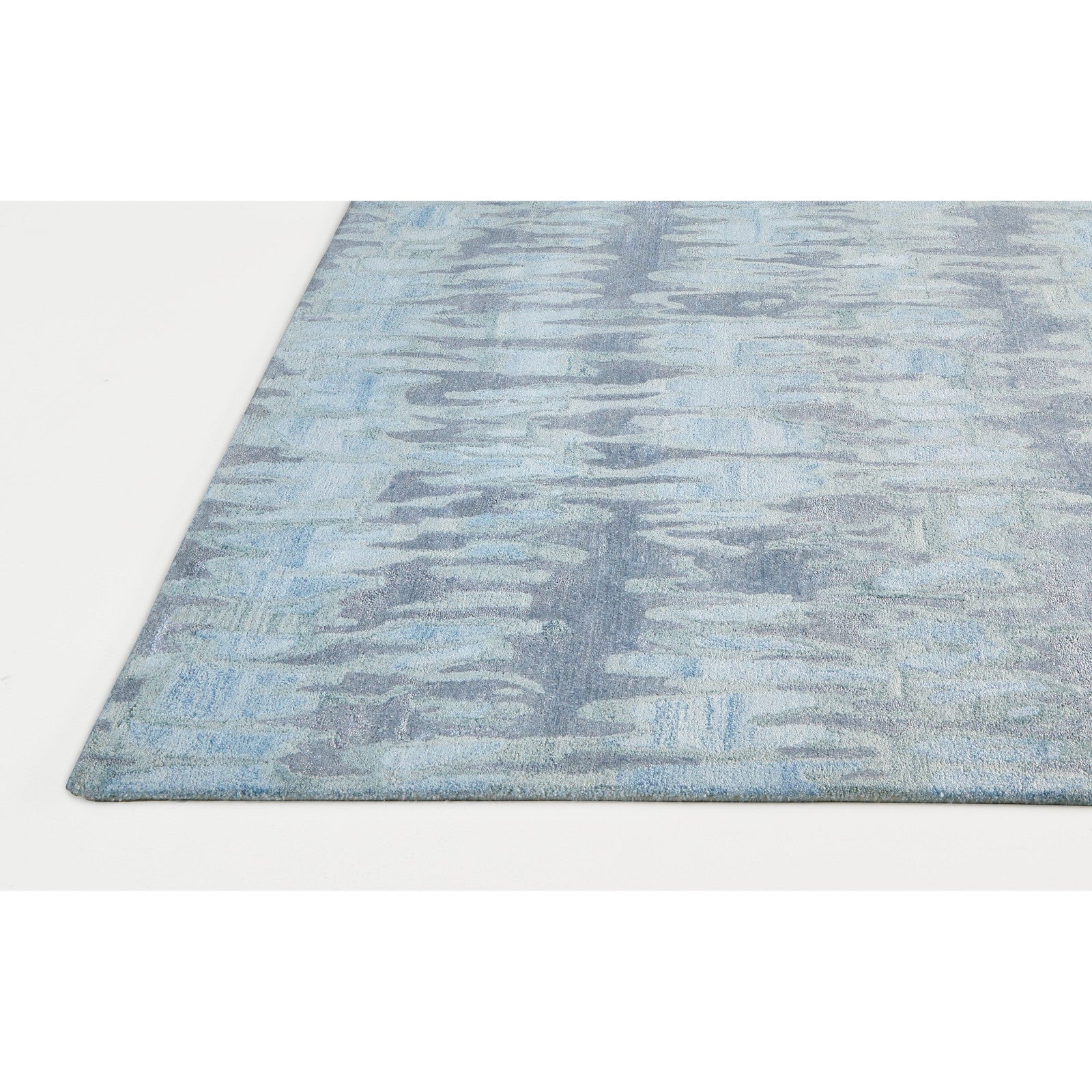 Feizy Dryden 8787F Transitional Abstract in Blue/Green/Gray