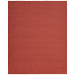 Feizy Theo 0827F Modern Solid in Red/Tan