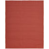 Feizy Theo 0827F Modern Solid in Red/Tan