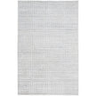 Feizy Redford 8670F Transitional Solid in White/Silver