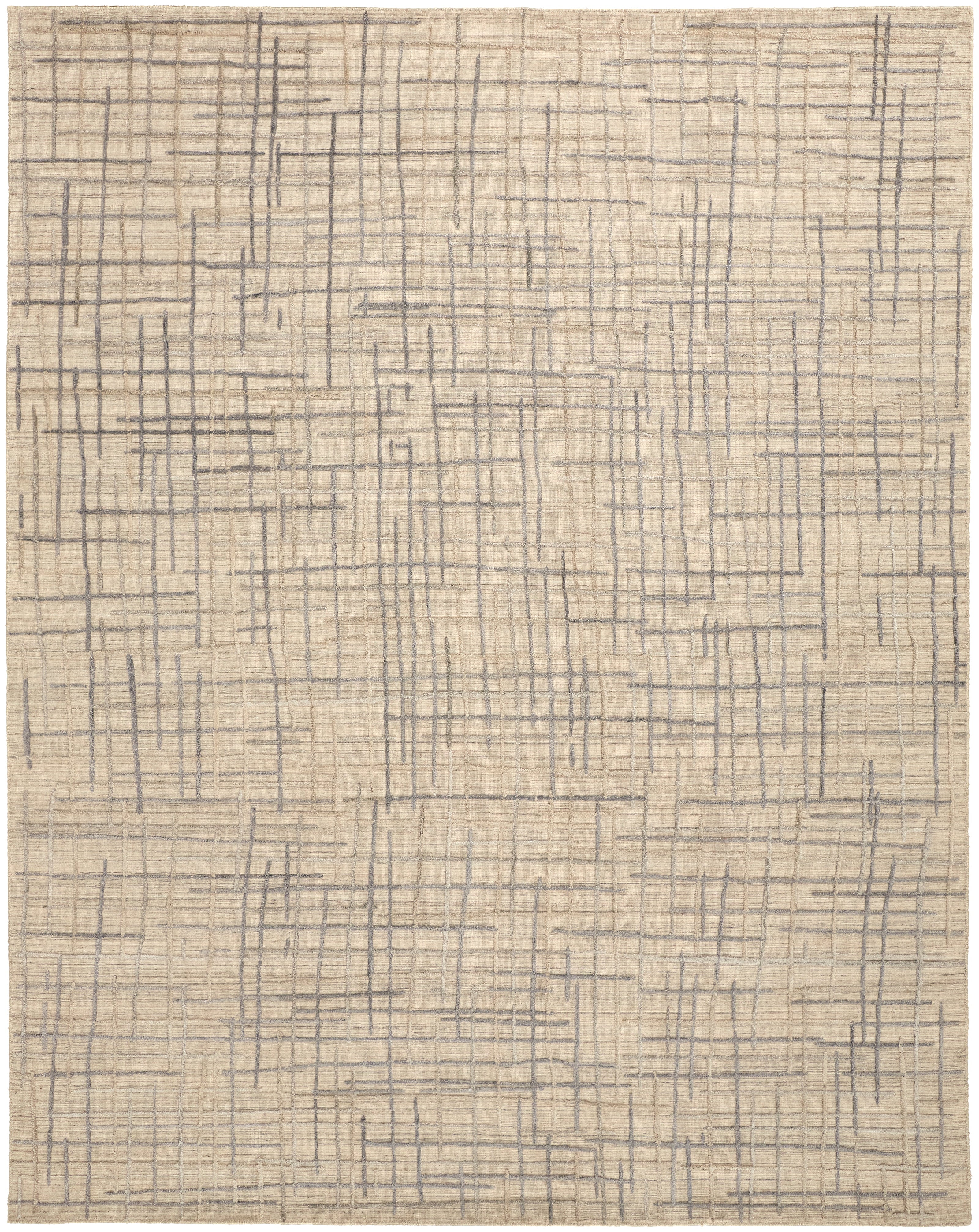 Feizy Kirkwood T8001 Rug in Beige/Silver