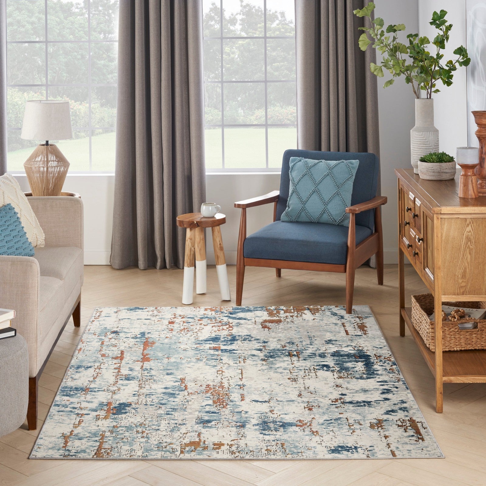 Nourison Quarry QUA01 Modern Indoor Rug