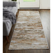 Feizy Laina 39G5F Transitional Abstract in Tan/Ivory