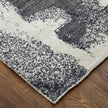 Feizy Coda 8930F Modern Abstract Rug in Black/White