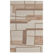 Feizy Pollock 8954F Modern Geometric in Ivory/Brown/Tan