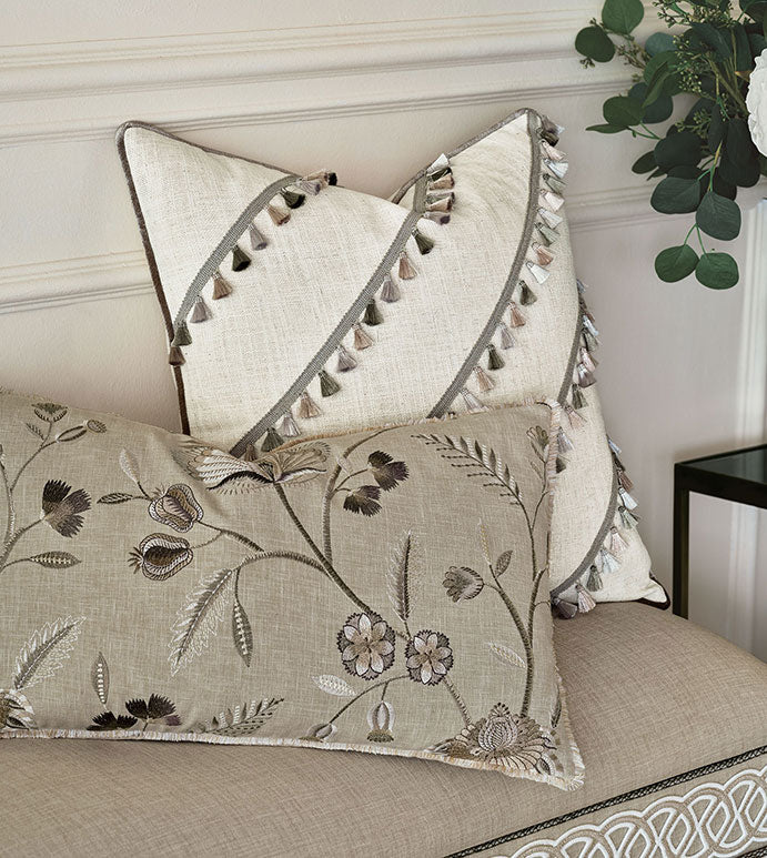 Eastern Accents Rosecliff Tassel Decorative Pillow