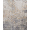 Feizy Laina 39G6F Transitional Abstract in Tan/Ivory/Gray